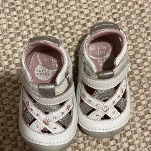 Stride Rite baby walking shoes.